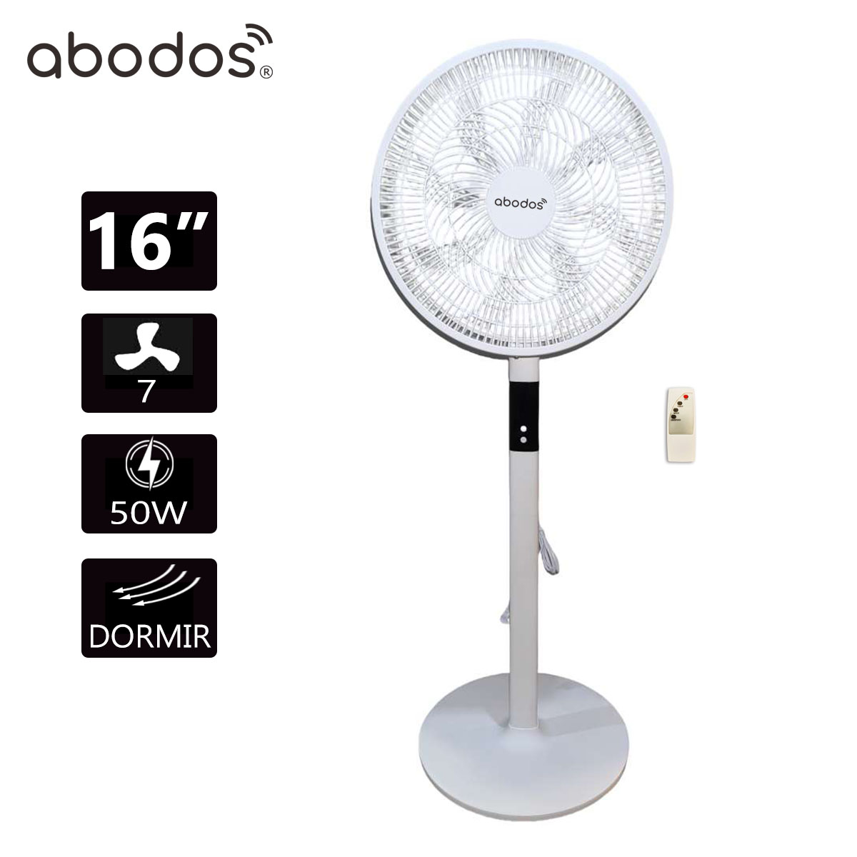 VENTILADOR PEDESTAL 16″ CON CONTROL